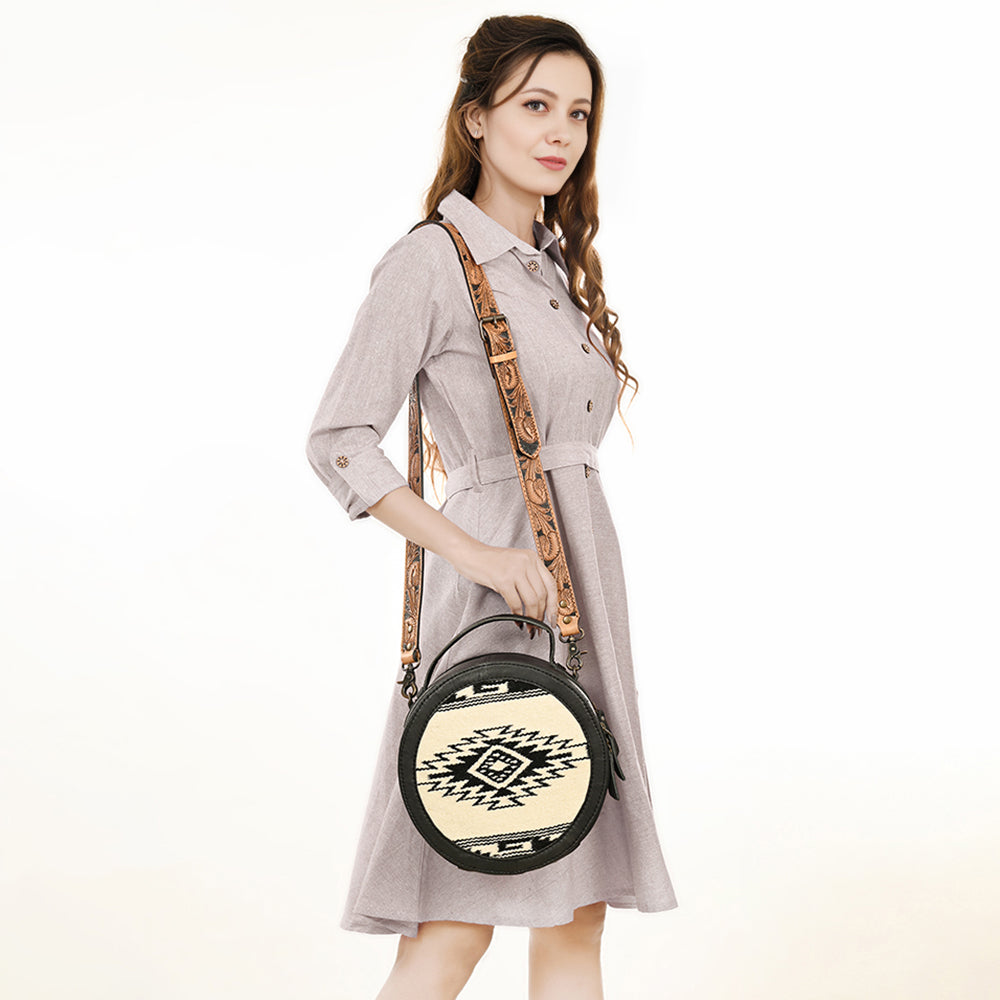 American Darling Saddle Blanket Genuine Leather Women Bag Western Handbag Purse