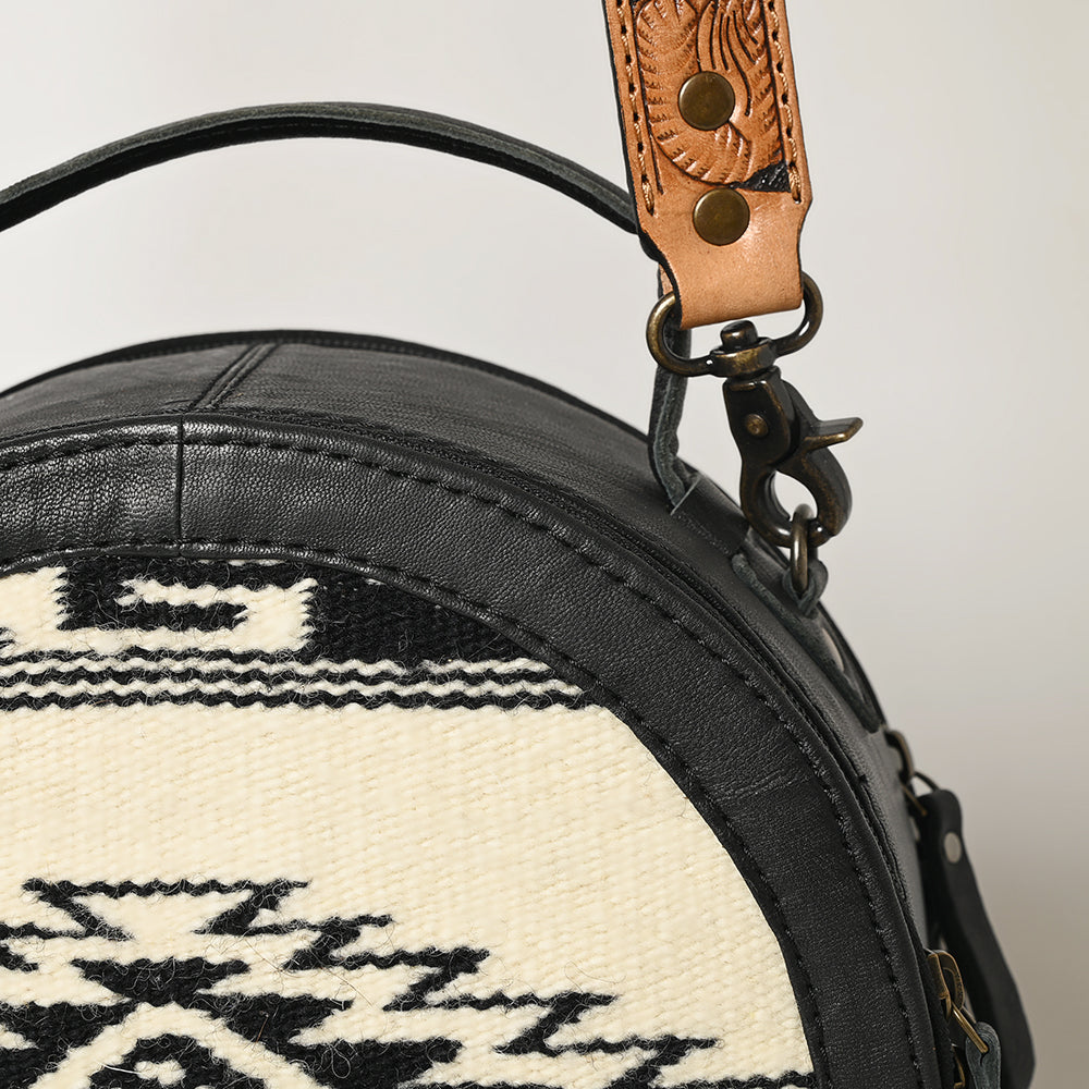 American Darling Saddle Blanket Genuine Leather Women Bag Western Handbag Purse