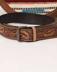 American Darling ADBG1391B Cross Body Hand Tooled Genuine Leather Women Bag Western Handbag Purse