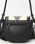 American Darling ADBG1392A Messenger Saddle Blanket Genuine Leather Women Bag Western Handbag Purse