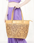 American Darling ADBGZ789A Hand Tooled Genuine Leather Women Bag Western Handbag Purse