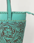 ADBGZ789B American Darling TOTE Hand Tooled Genuine Leather women bag western handbag purse
