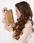 American Darling ADBGZ790A Hand Tooled Genuine Leather Women Bag Western Handbag Purse