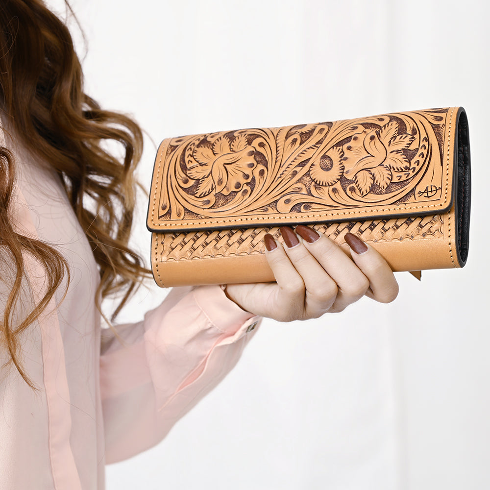 American Darling ADBGZ790A Hand Tooled Genuine Leather Women Bag Western Handbag Purse