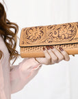 American Darling ADBGZ790A Hand Tooled Genuine Leather Women Bag Western Handbag Purse