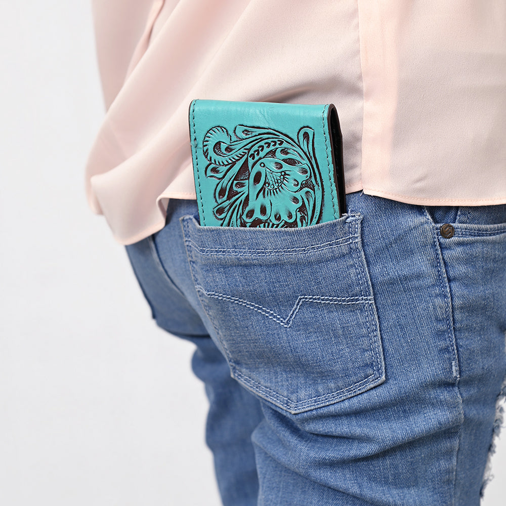ADBGZ791B American Darling WALLET Hand Tooled Genuine Leather women bag western handbag purse