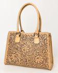 American Darling ADBGZ793A Hand Tooled Genuine Leather Women Bag Western Handbag Purse