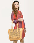 American Darling ADBGZ794A Hand Tooled Genuine Leather Women Bag Western Handbag Purse