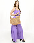 American Darling ADBGZ795A Hand Tooled Genuine Leather Women Bag Western Handbag Purse