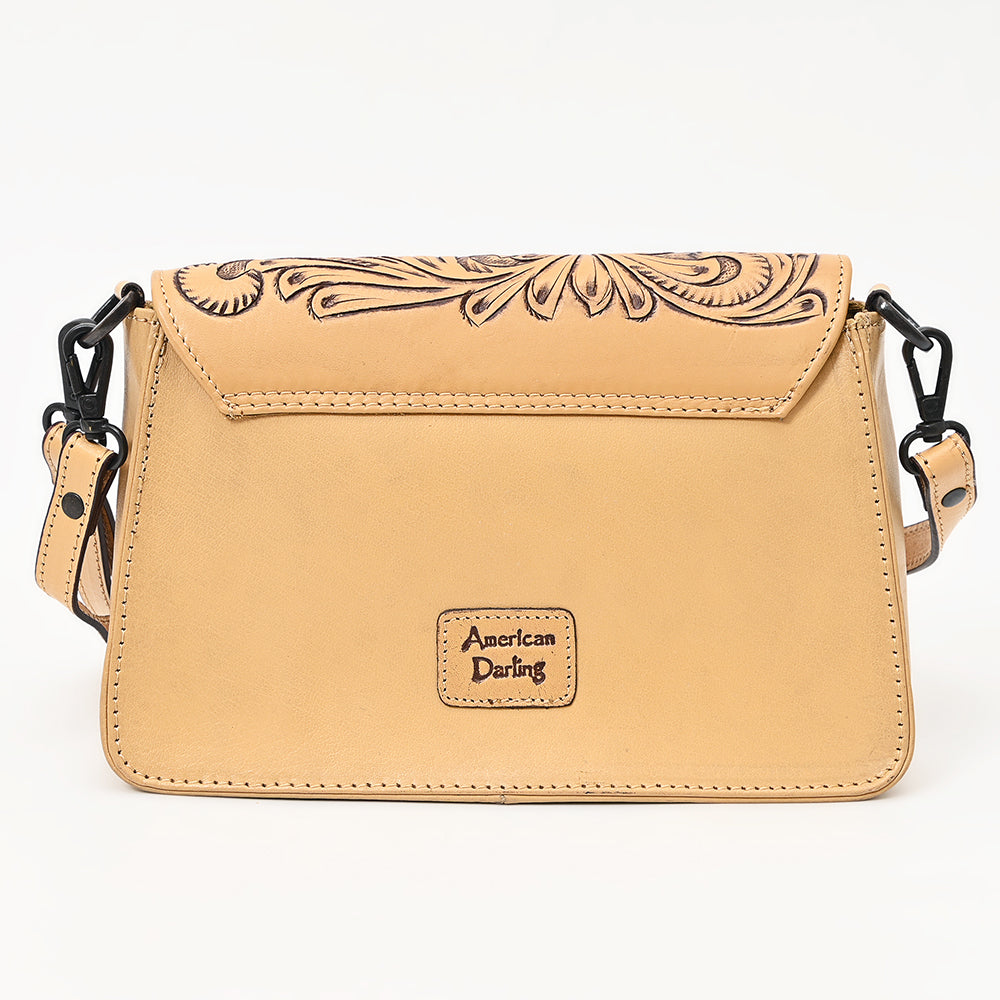 American Darling ADBGZ796A Cross Body I Hand Tooled Genuine Leather Women Bag Western Handbag Purse