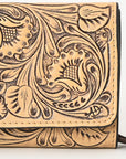 American Darling ADBGZ797A Clutch Hand Tooled Genuine Leather Women Bag Western Handbag Purse
