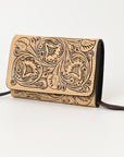 American Darling ADBGZ797A Clutch Hand Tooled Genuine Leather Women Bag Western Handbag Purse
