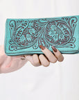 ADBGZ798B American Darling CLUTCH Hand Tooled Genuine Leather women bag western handbag purse