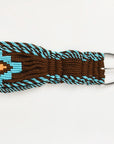 36" HILASON Western Horse Wool Rope Girth Turquoise