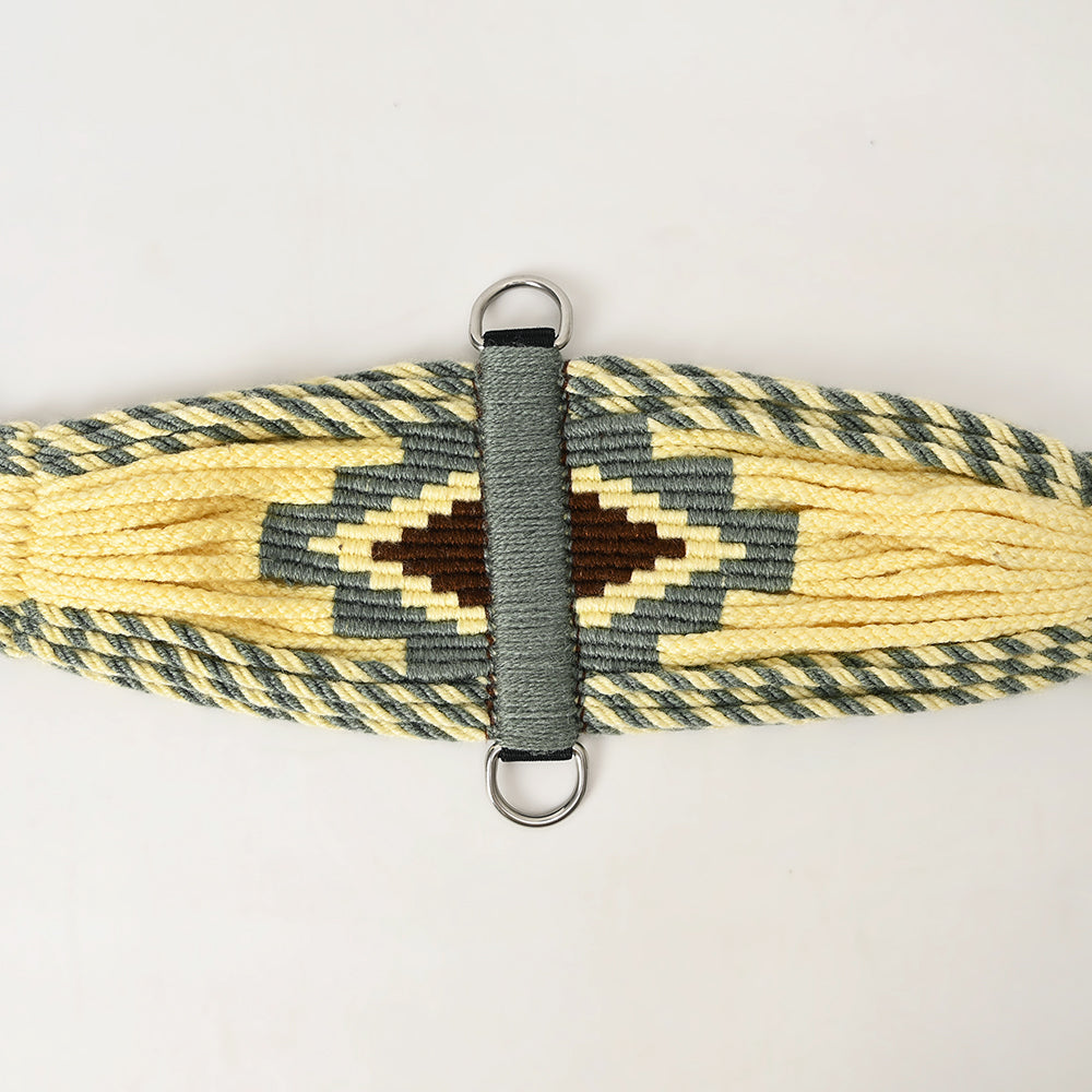 36&quot; HILASON Western Horse Wool Rope Girth Turquoise