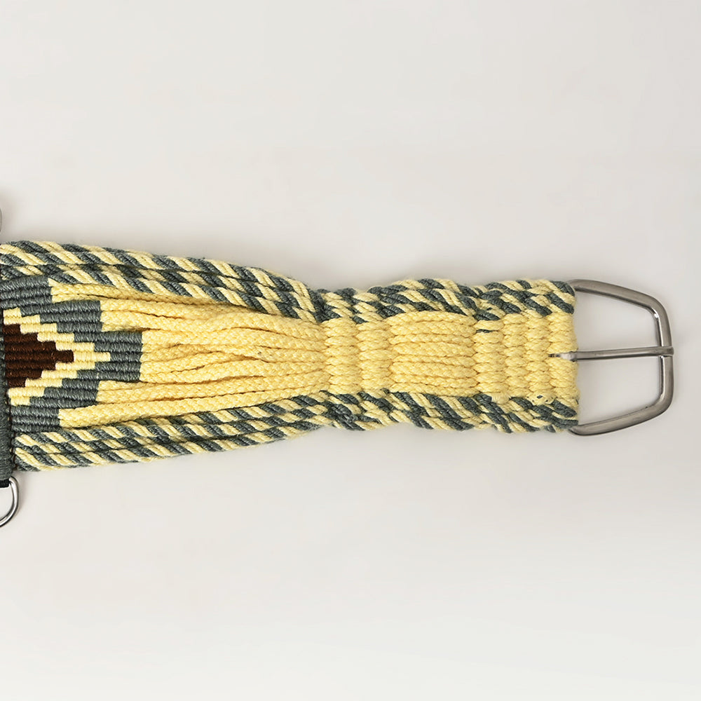 36&quot; HILASON Western Horse Wool Rope Girth Turquoise