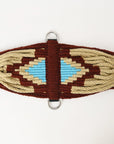 36" HILASON Western Horse Wool Rope Girth Turquoise