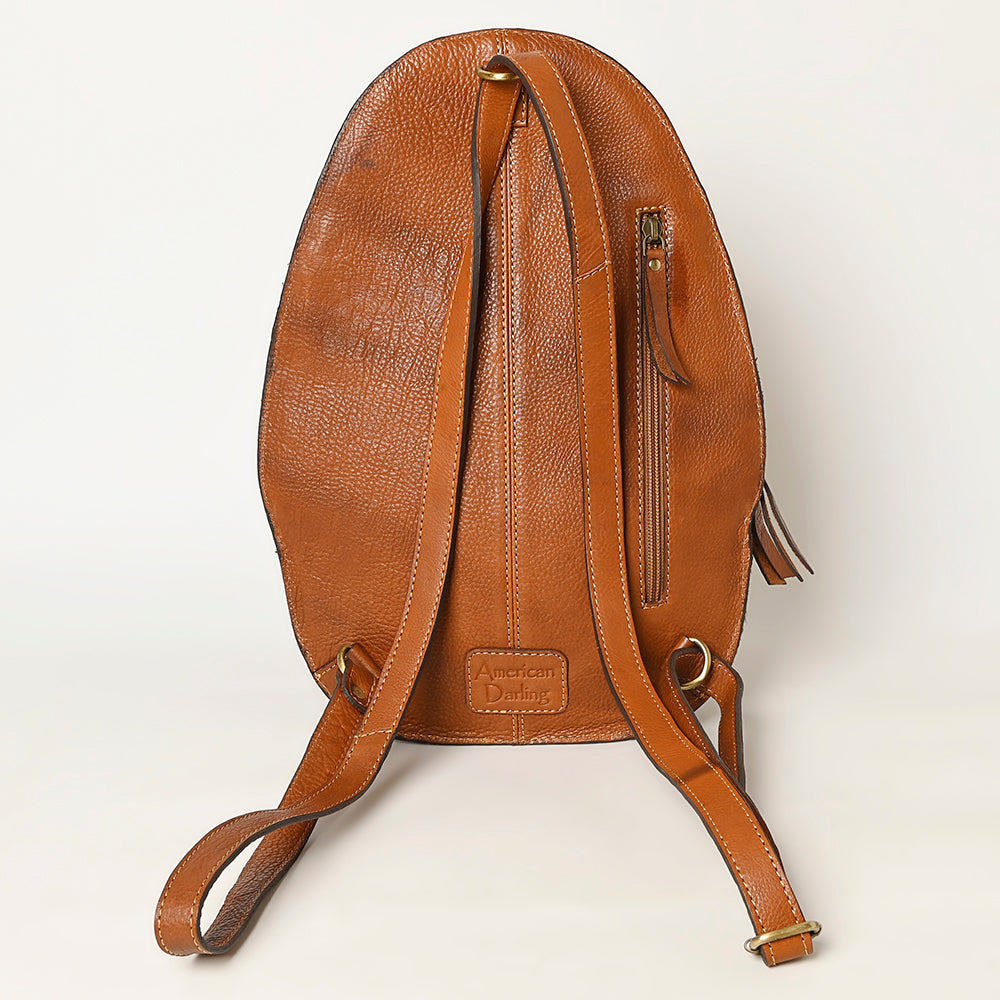 American Darling ADBGA507 Hand Tooled Hair-On Genuine Leather Women Bag Western Handbag Purse