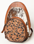 American Darling ADBGA507 Hand Tooled Hair-On Genuine Leather Women Bag Western Handbag Purse