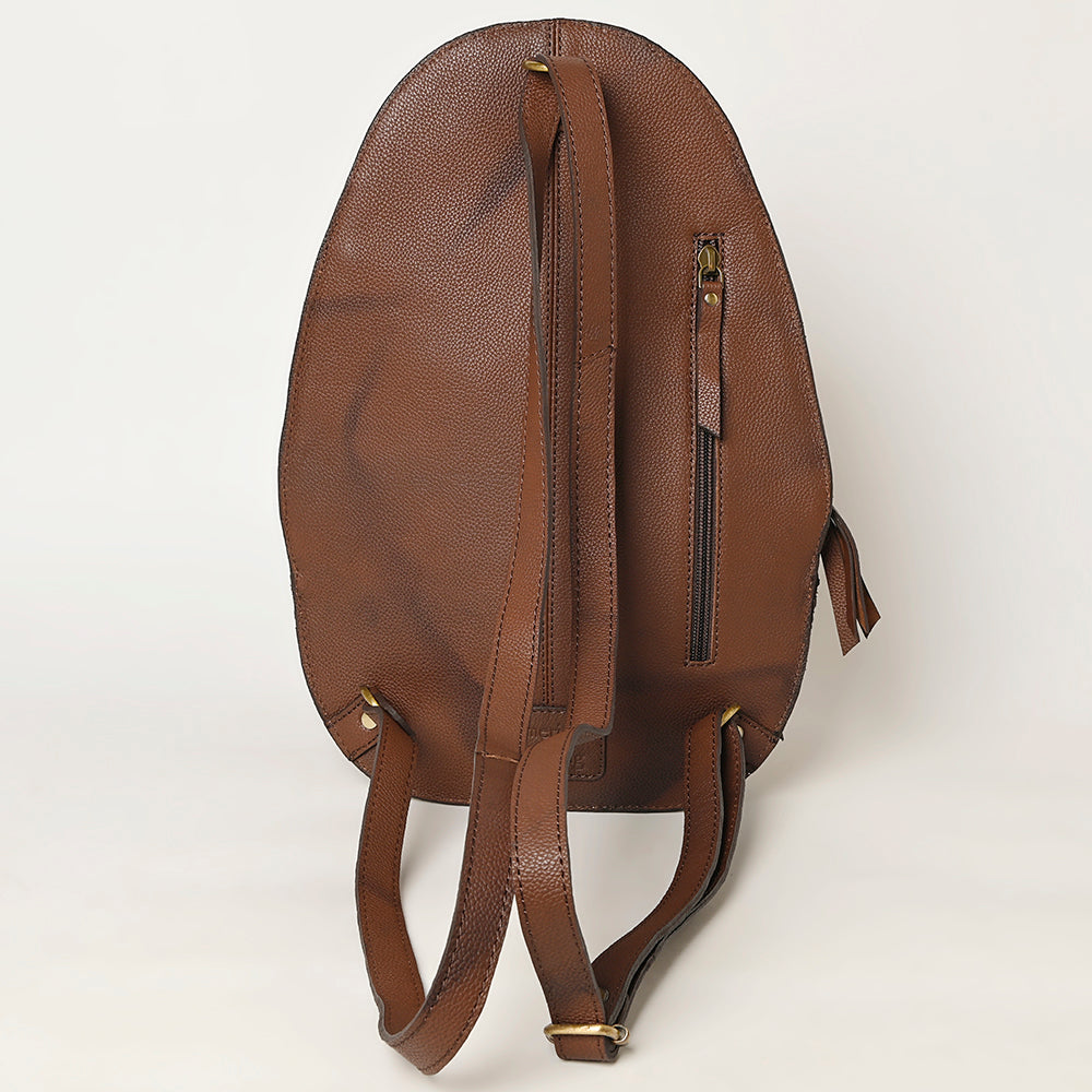 American Darling ADBGA508 Hand Tooled Hair-On Genuine Leather Women Bag Western Handbag Purse