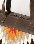 OHLAY OHA102A DUFFEL Upcycled Wool Genuine Leather women bag western handbag purse
