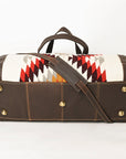 OHLAY OHA102A DUFFEL Upcycled Wool Genuine Leather women bag western handbag purse