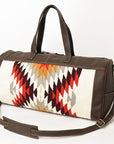 OHLAY OHA102A DUFFEL Upcycled Wool Genuine Leather women bag western handbag purse