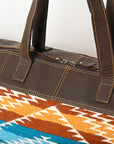 OHLAY OHA102B DUFFEL Upcycled Wool Genuine Leather women bag western handbag purse