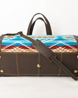 OHLAY OHA102B DUFFEL Upcycled Wool Genuine Leather women bag western handbag purse