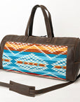 OHLAY OHA102B DUFFEL Upcycled Wool Genuine Leather women bag western handbag purse