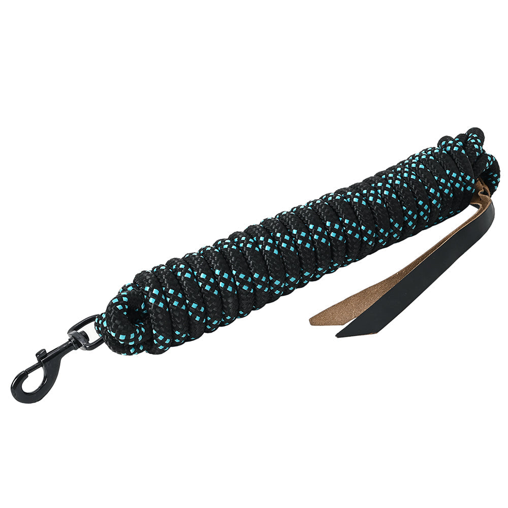 25 ft. Hilason Western Horse Adjustble Nylon Rope With Latigo Ends