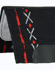 HILASON 34x36 In Western Horse Saddle Blanket Wool Pad Blue