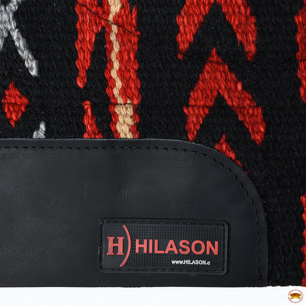 HILASON 34x36 In Western Horse Saddle Blanket Wool Pad Blue
