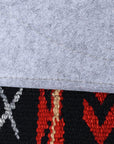 HILASON 34x36 In Western Horse Saddle Blanket Wool Pad Blue