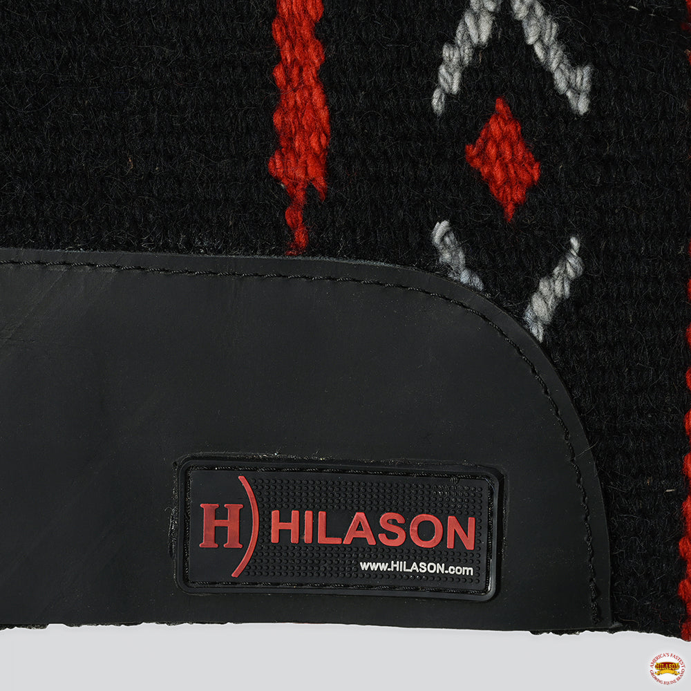 HILASON 32x32 In Western Horse Saddle Wool Blanket Pad Fur Padding