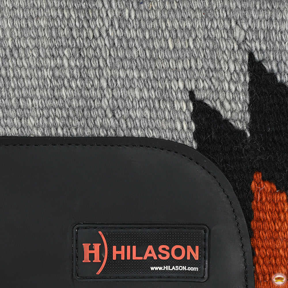 HILASON 32x32 In Western Horse Saddle Wool Blanket Pad Fur Padding