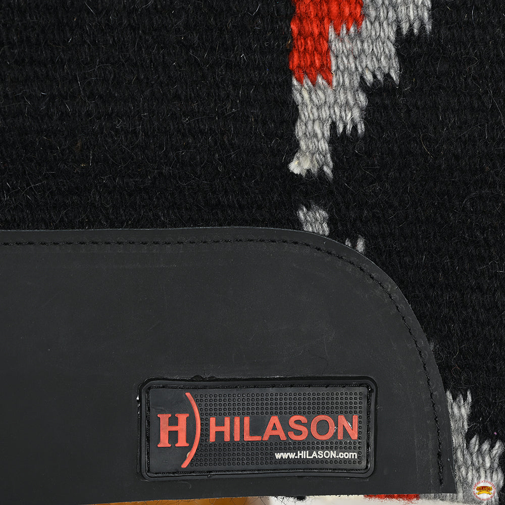 HILASON 32x32 In Western Horse Saddle Wool Blanket Pad Fur Padding