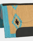 HILASON 34x36 In Western Horse Saddle Blanket Wool Pad Blue