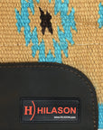 HILASON 34x36 In Western Horse Saddle Blanket Wool Pad Blue