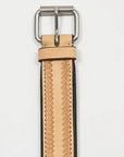 HILASON Western Horse Genuine Leather Hand Tooled Headstall Breast Collar Tan