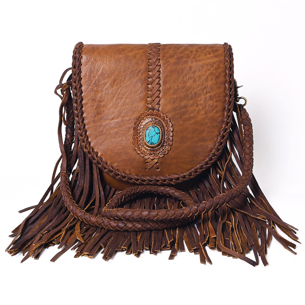 American Darling Messenger Genuine Leather Women Bag Western Handbag Purse