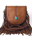 American Darling Messenger Genuine Leather Women Bag Western Handbag Purse