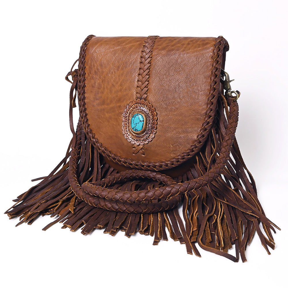 American Darling Messenger Genuine Leather Women Bag Western Handbag Purse