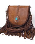 American Darling Messenger Genuine Leather Women Bag Western Handbag Purse