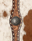 American Darling ADBG1409 Backpack Hand Tooled Hair On Genuine Leather women bag western handbag purse