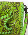 American Darling Clutch Hand Tooled Genuine Leather Women Bag Western Handbag Purse
