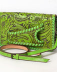American Darling Clutch Hand Tooled Genuine Leather Women Bag Western Handbag Purse