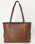 American Darling ADBG1113A Tote Saddle Blanket Genuine Leather Women Bag Western Handbag Purse