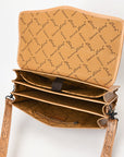 American Darling ADBG1417 Tote Hand Tooled Genuine Leather women bag western handbag purse
