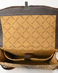 ADBG1420 Briefcase Hair On Genuine Leather Women Bag Western Handbag Purse